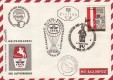 34. Ballonpost Eisenstadt 27.10.1965 IATA OE-DZG Gazelle Brief